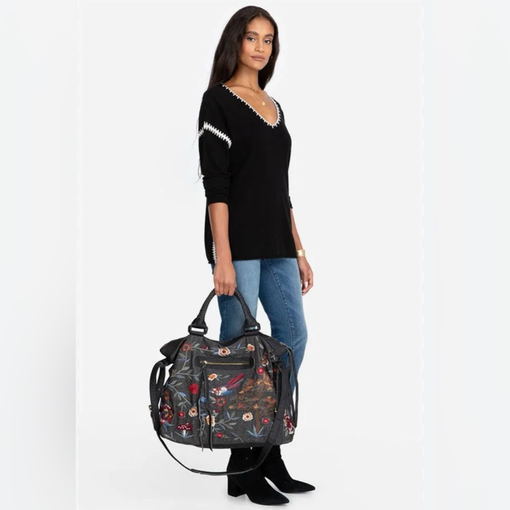 Johnny Was Krysha Overnight Bag/Anthropologie - Picture 2 of 12